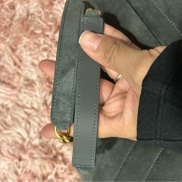 YSL NWt Medium Lou Matelassé Suede Shoulder bag - Picture 5 of 13